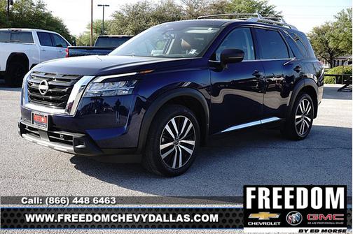 Deep Ocean Blue Pearl 2024 Nissan Pathfinder Platinum