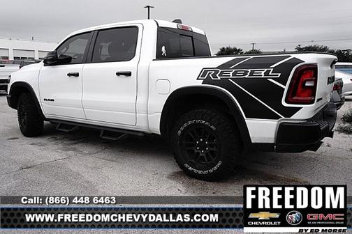 Bright White Clearcoat 2025 RAM 1500 Rebel