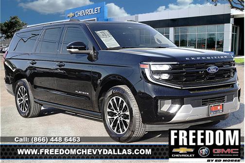 Black Metallic 2025 Ford Expedition Max Platinum