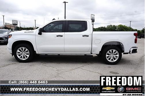 Summit White 2026 Chevrolet Silverado 1500 Custom