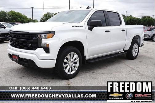 Summit White 2026 Chevrolet Silverado 1500 Custom