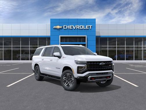 Summit White 2026 Chevrolet Suburban Z71