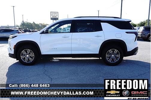 Summit White 2025 Chevrolet Traverse FWD LT