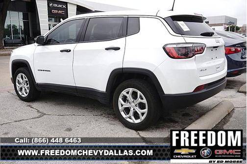 Bright White Clearcoat 2024 Jeep Compass Sport