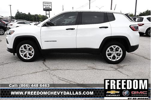 Bright White Clearcoat 2024 Jeep Compass Sport