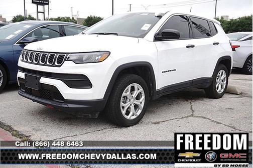 Bright White Clearcoat 2024 Jeep Compass Sport