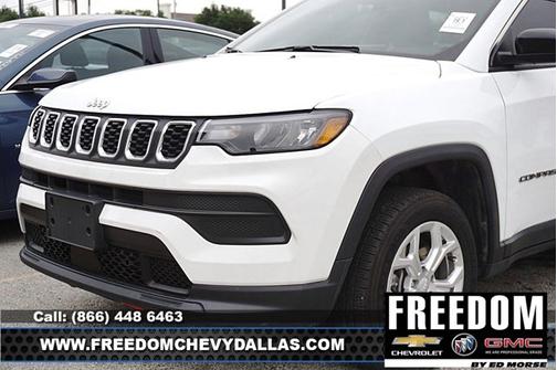 Bright White Clearcoat 2024 Jeep Compass Sport