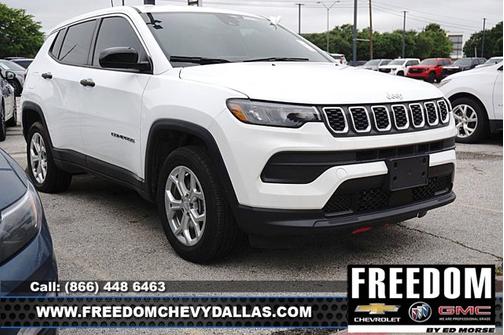 Bright White Clearcoat 2024 Jeep Compass Sport