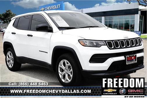 Bright White Clearcoat 2024 Jeep Compass Sport