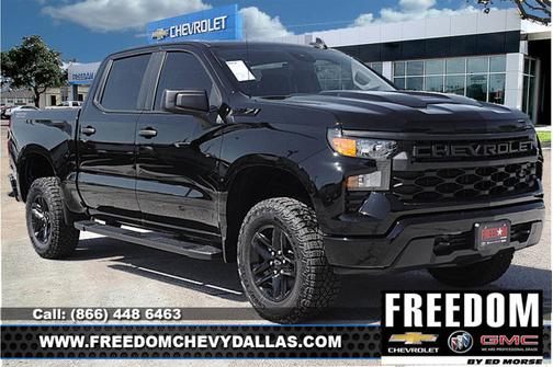 Black 2026 Chevrolet Silverado 1500 Custom Trail Boss