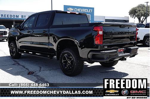 Black 2026 Chevrolet Silverado 1500 Custom Trail Boss