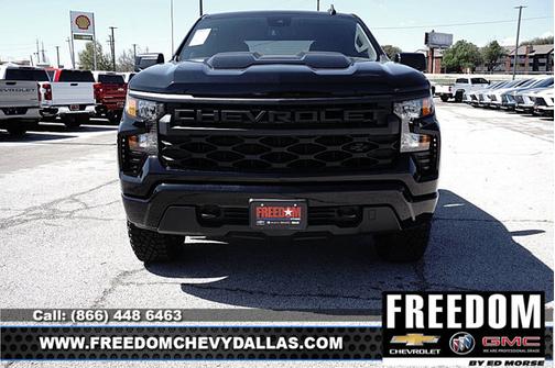 Black 2026 Chevrolet Silverado 1500 Custom Trail Boss