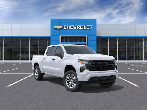Summit White 2026 Chevrolet Silverado 1500 Custom