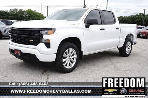 Summit White 2026 Chevrolet Silverado 1500 Custom