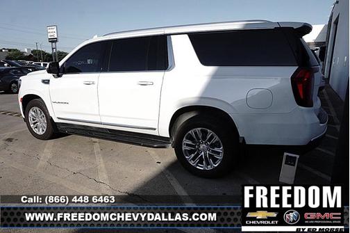 White Frost Tricoat 2021 GMC Yukon XL SLT