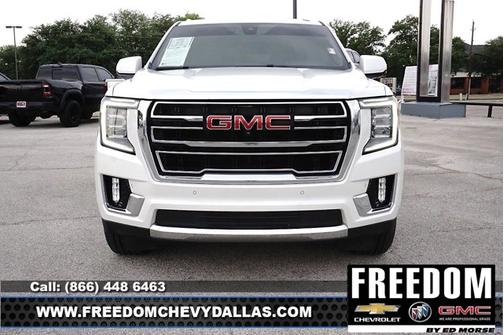 White Frost Tricoat 2021 GMC Yukon XL SLT