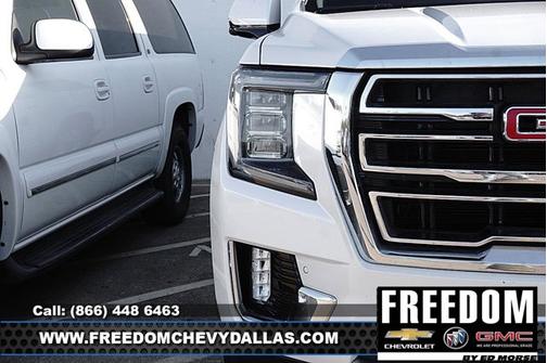 White Frost Tricoat 2021 GMC Yukon XL SLT