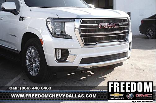 White Frost Tricoat 2021 GMC Yukon XL SLT