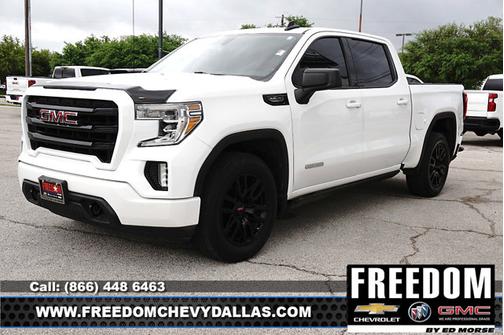 Summit White 2020 GMC Sierra 1500 Elevation