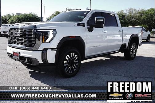 White Frost Tricoat 2024 GMC Sierra 2500 Denali