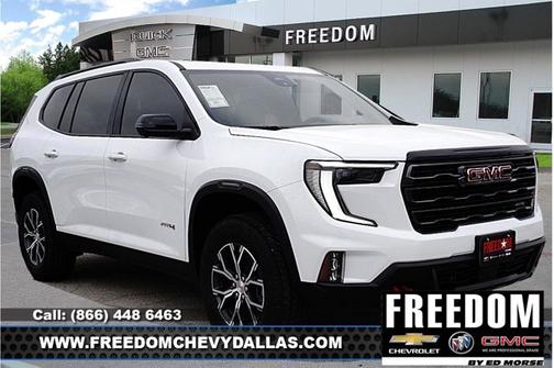 Summit White 2026 GMC Acadia AWD AT4