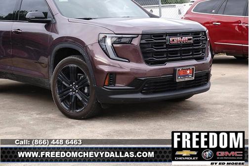 Crystal Metallic 2025 GMC Acadia FWD Elevation