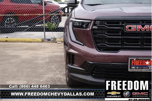 Crystal Metallic 2025 GMC Acadia FWD Elevation