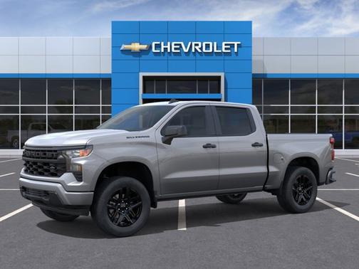 Sterling Gray Metallic 2026 Chevrolet Silverado 1500 Custom