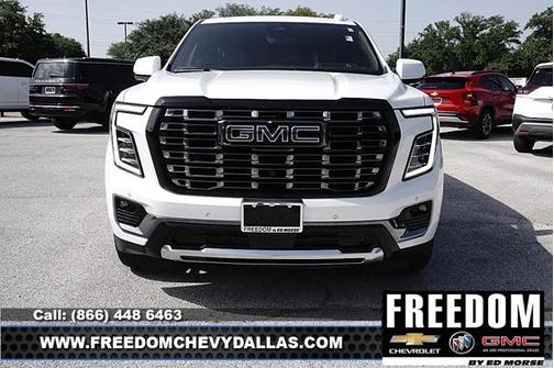 White Frost Tricoat 2025 GMC Yukon XL Denali Ultimate