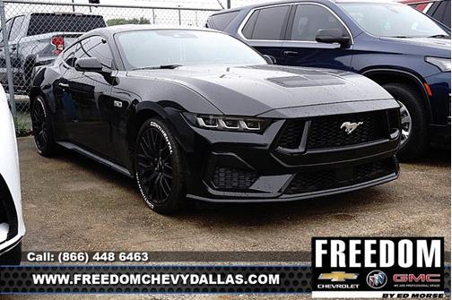 Shadow Black 2024 Ford Mustang GT Premium