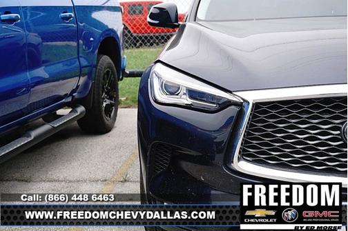 Hermosa Blue 2021 INFINITI QX50 LUXE
