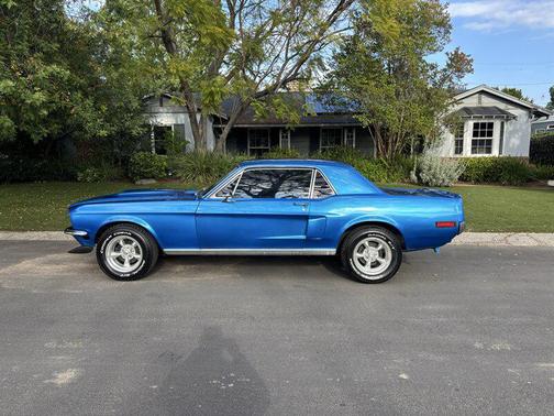 Blue 1968 Ford Mustang Base