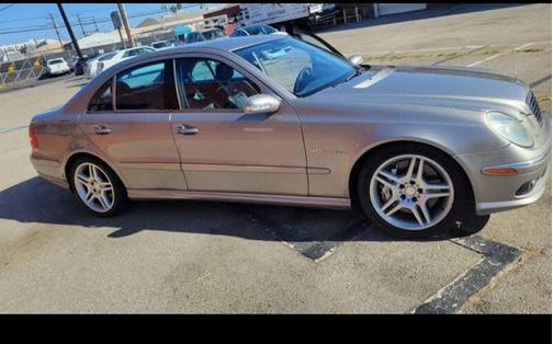 Tan 2004 Mercedes-Benz E-Class E 55 AMG
