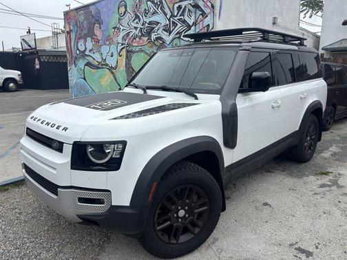 White 2023 Land Rover Defender 130 S