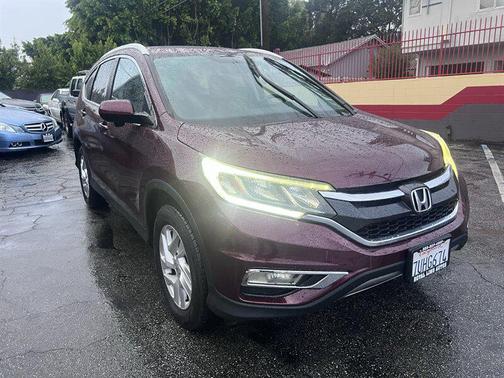 Burgundy 2016 Honda CR-V EX-L