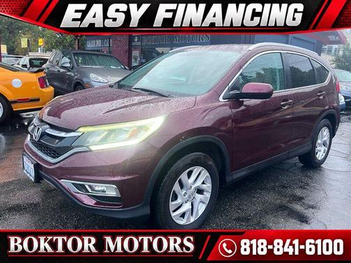 Burgundy 2016 Honda CR-V EX-L