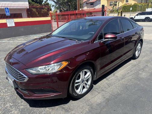 Burgundy 2018 Ford Fusion SE