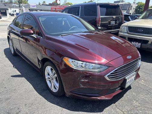 Burgundy 2018 Ford Fusion SE