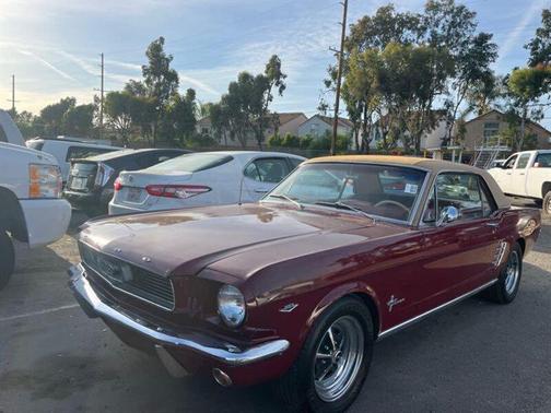 Burgundy 1966 Ford Mustang Base