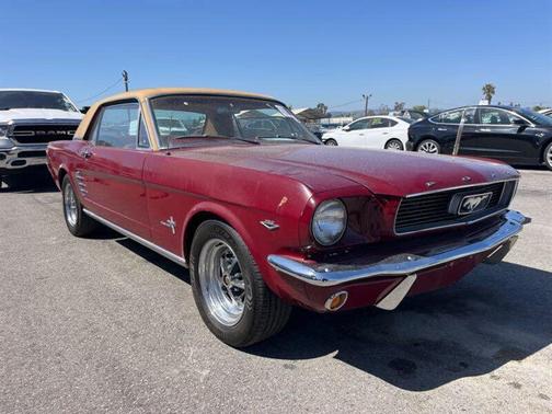 Burgundy 1966 Ford Mustang Base
