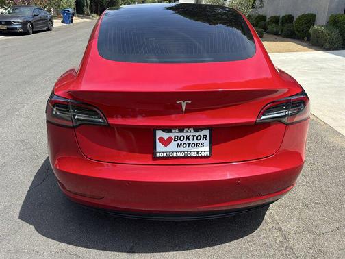 Burgundy 2018 Tesla Model 3 Long Range