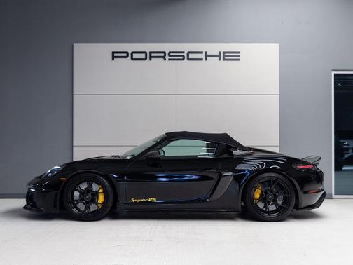 Black 2025 Porsche 718 Spyder RS
