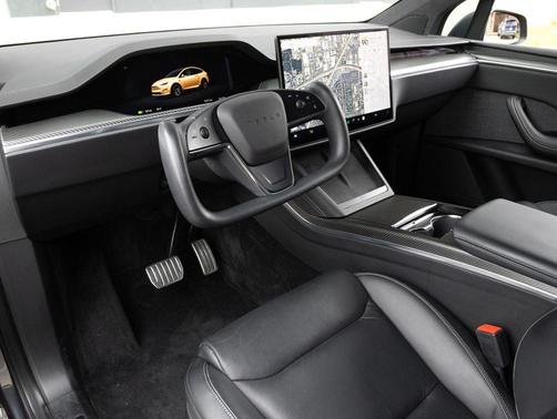 Stealth Grey 2023 Tesla Model X Plaid Tri Motor All-Wheel Drive