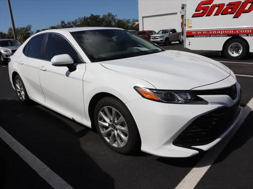 Super White 2020 Toyota Camry LE