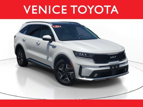 Snow White Pearl 2022 Kia Sorento Hybrid EX