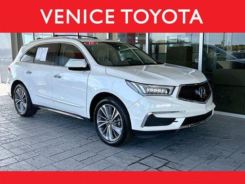 White Diamond Pearl 2018 Acura MDX 3.5L w/Technology Package