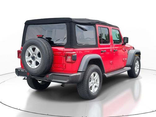 Firecracker Red Clearcoat 2018 Jeep Wrangler Unlimited Sport