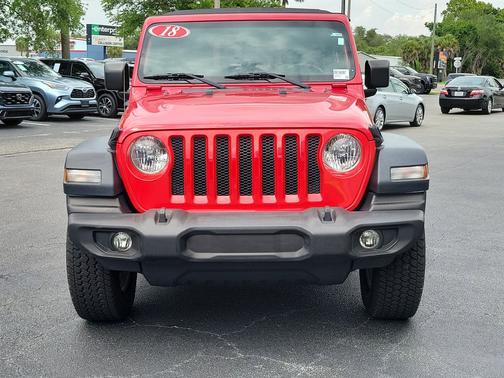 Firecracker Red Clearcoat 2018 Jeep Wrangler Unlimited Sport