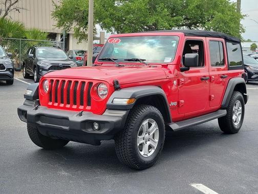 Firecracker Red Clearcoat 2018 Jeep Wrangler Unlimited Sport