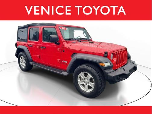 Firecracker Red Clearcoat 2018 Jeep Wrangler Unlimited Sport